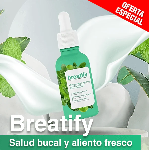 Breatify ® Elimina el Mal Aliento de Forma Natural y Duradera - 2x1