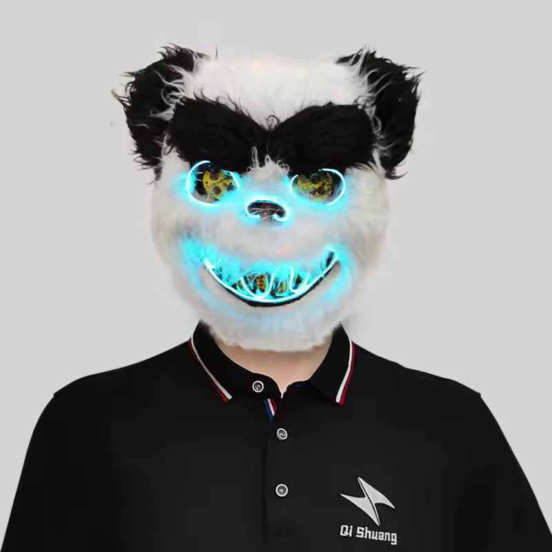 🎃🔥 2x1 en Máscaras LED: ¡Conejo + Oso para la noche más épica! 🐰🐻