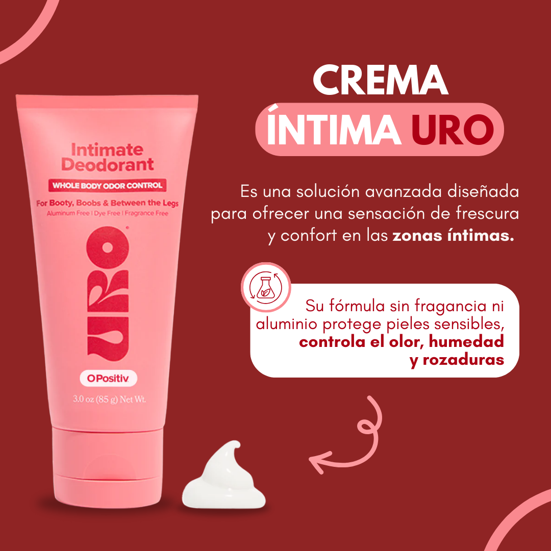 URO® - Mantén tu pH y Zona Intima Saludables - GRATIS CREMA INTIMA URO