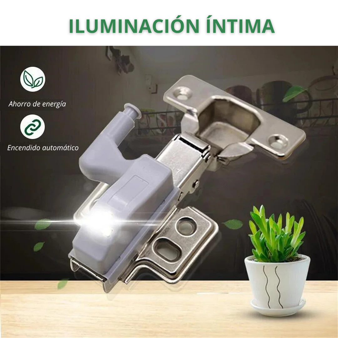 Luz LED de Bisagra – Dale luz, estilo y funcionalidad a tus espacios✨