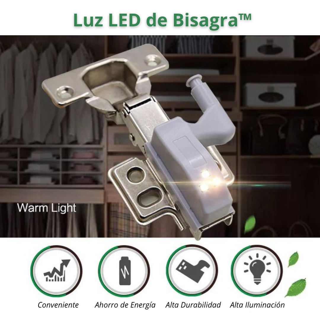 Luz LED de Bisagra – Dale luz, estilo y funcionalidad a tus espacios✨