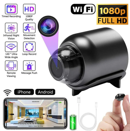 Mini Cámara de Seguridad Full HD 4K UltraVision™ - COMPRA 1 LLEVA 2