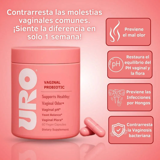 URO® - Mantén tu pH y Zona Intima Saludables - GRATIS CREMA INTIMA URO