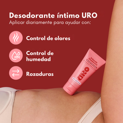 URO® - Mantén tu pH y Zona Intima Saludables - GRATIS CREMA INTIMA URO