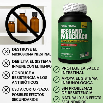 🌿 Oregano + Pasuchaca Premium™ – Pack de 3 frascos 💊